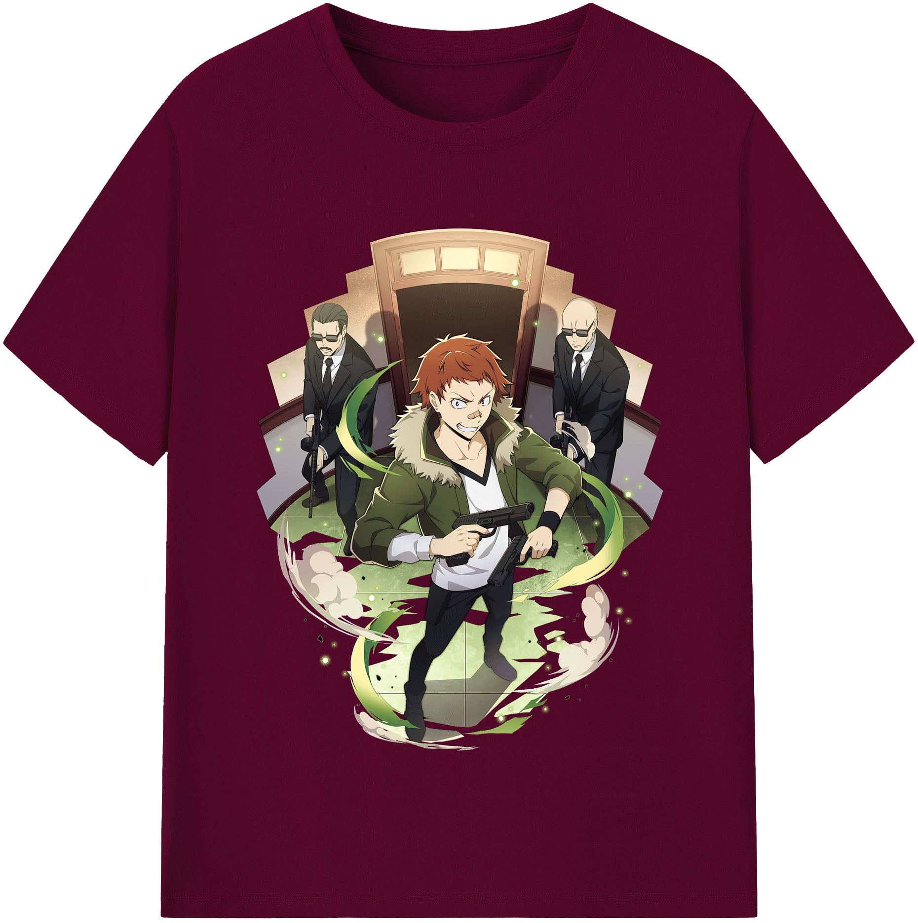 （画像用） 文豪ストレイドッグス Bungo Stray Dogs レディースカジュアルプリントTシャツ（綿100％）